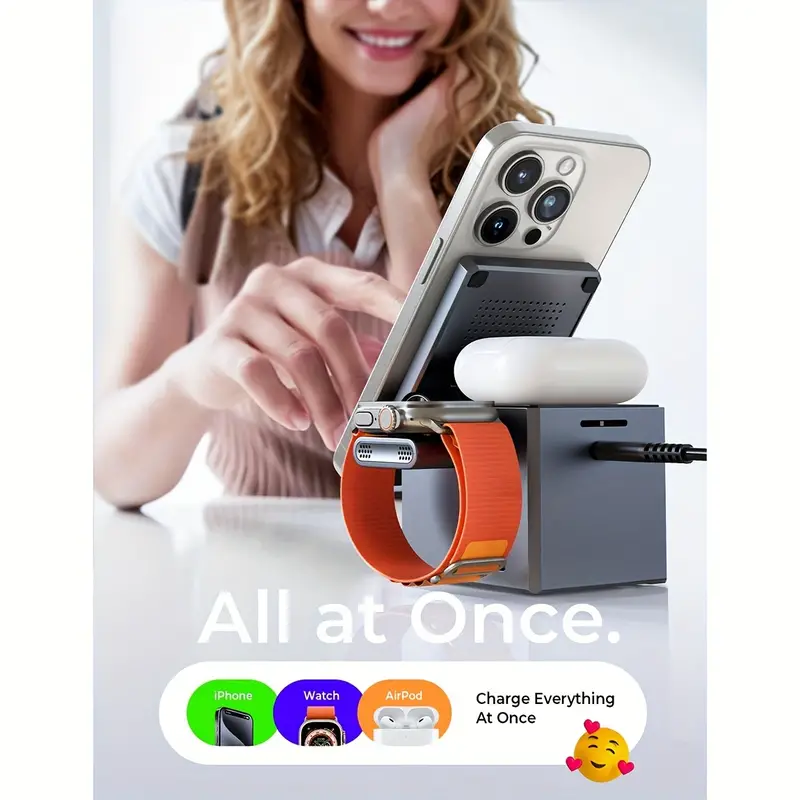 Hybirdmarket - 3-in-1 Charging Station Cube - Image 9