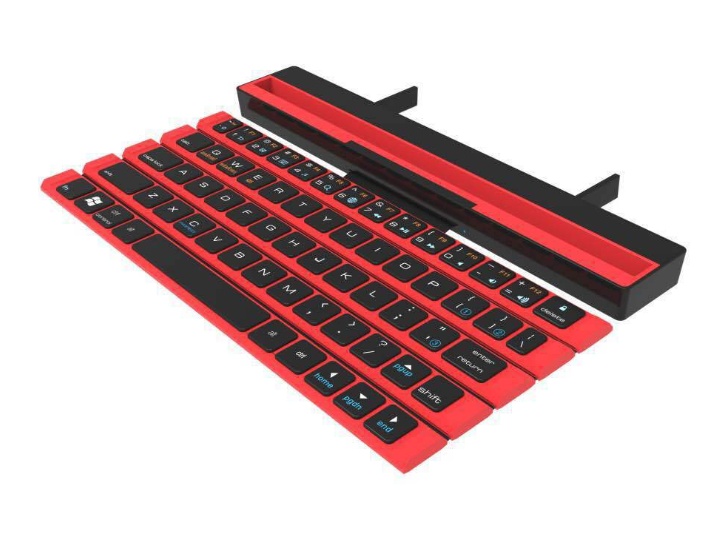 Outdoor Office Portable Folding Wireless Reel Keyboard - Image 9