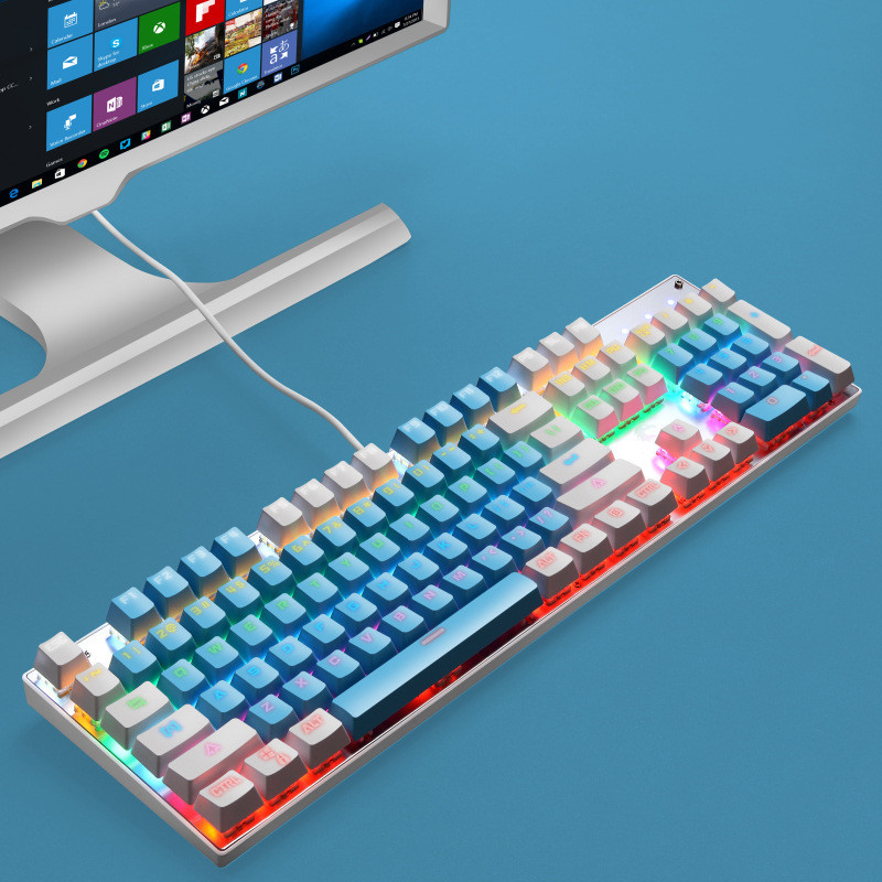 Luminous Punk Keyboard USB Wired Computer Gaming Keyboard - Image 8