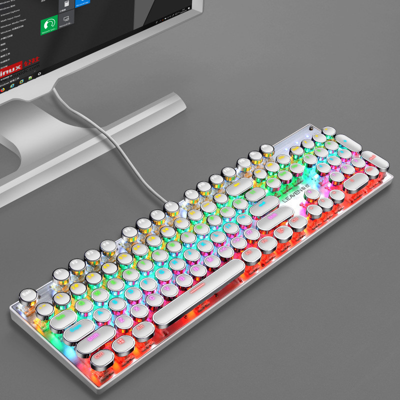 Luminous Punk Keyboard USB Wired Computer Gaming Keyboard - Image 5