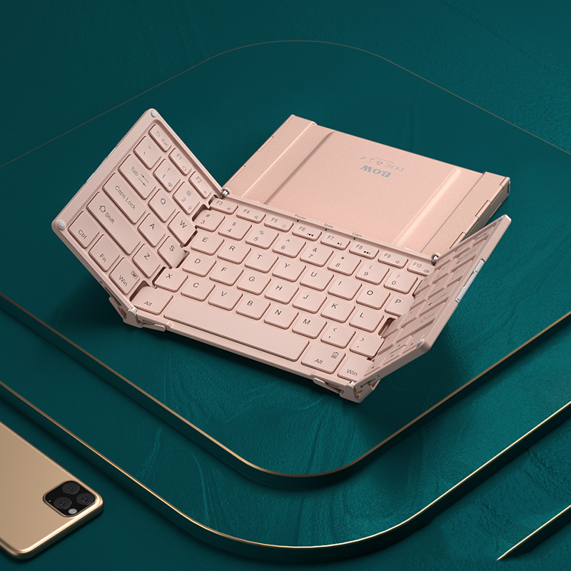 Three-folding Bluetooth Keyboard Tablet Dedicated To Connect To Mobile Phone - Image 9