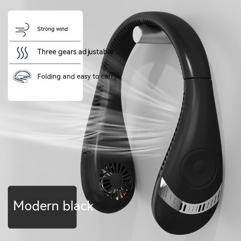 Hanging Neck Fan Neck Hanging Lazy Foldable Small Portable Hanging On Neck Portable - Image 8