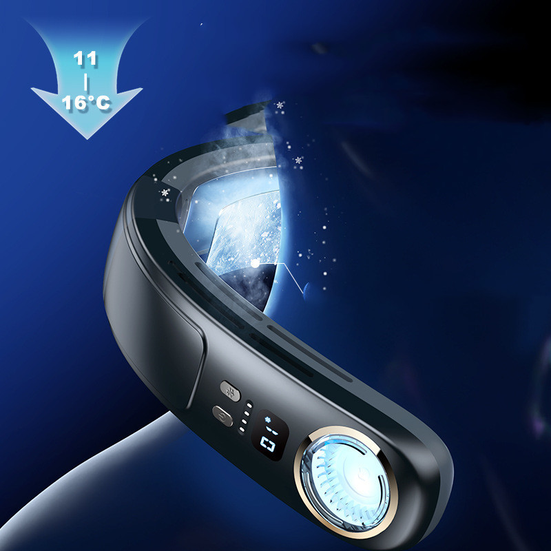 Portable Semiconductor Neck Mounted Fan - Image 4