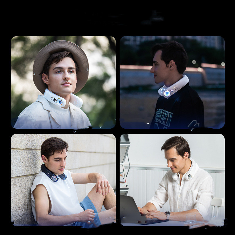 Portable Semiconductor Neck Mounted Fan - Image 5