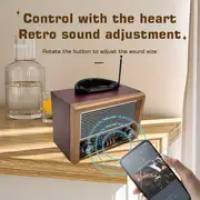 Vintage-Style Radio & Wireless Speaker Combo - TWS 5.0 Superior Sound Quality, AM/FM/SW Bands, Rechargeable, Supports TF/U Disk Play, Ideal Gift for Music Lovers - Image 7