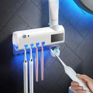 Hybirdmarket - 1pc Smart UV Toothbrush Disinfector