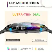 Hybirdmarket - Ultra-thin Durable Smart Watch For Women/men